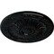 Ekena Millwork Lunel Ceiling Medallion (Fits Canopies up to 3 3/4"), Hand-Painted Black Pearl, 20 1/4"OD x 1 1/2"P CM20LUBPS - alternate 2